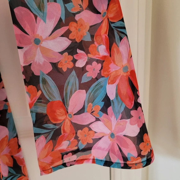 Beach Riot Joslyn Dress in Fiery Plumeria NEW - Picture 6 of 10